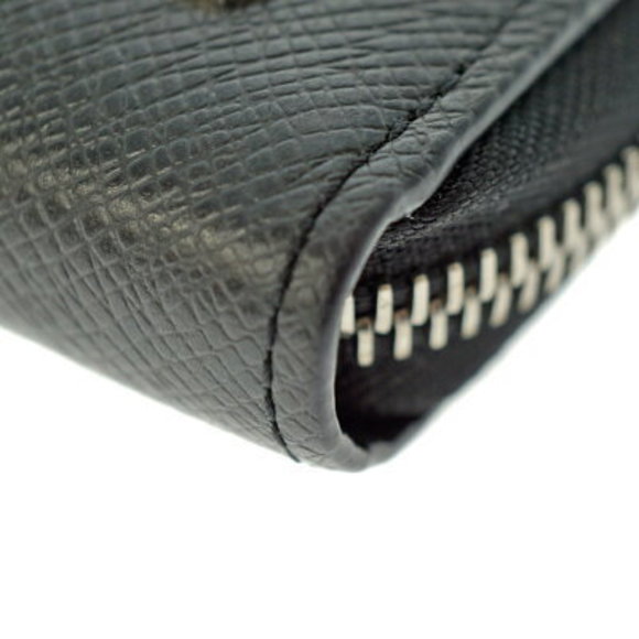 Louis Vuitton Zippy Dragonne zipper long Wallet Taiga leather black LV - Picture 5 of 6
